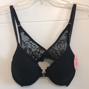 Sexy Lace Bra with Rhinestones